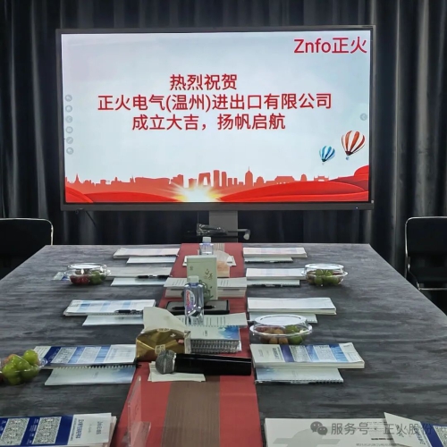 扬帆起航，链接全球--正火电气进出口（温州）有限公司正式成立！